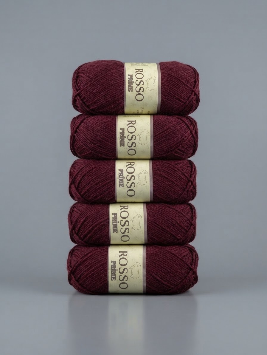 0147 örgü ipi bordo 500 gr