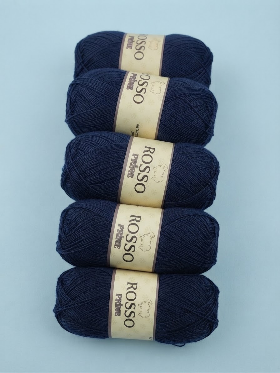0153 köyü mavi örgü ipi 500/550 gr