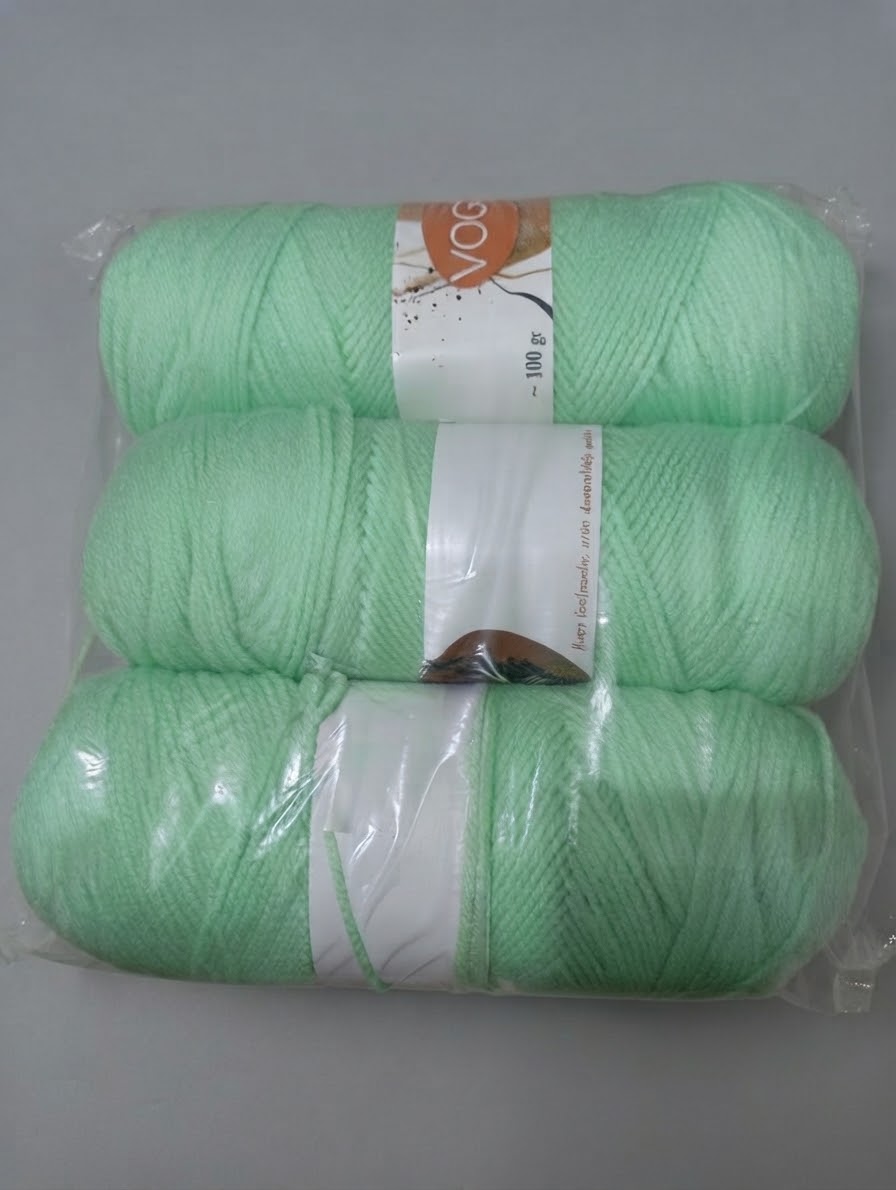 0170 örgü ipi mint yeşil 580 gr