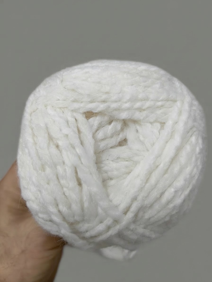 0175 Krem örgü ipi 500/550 gr