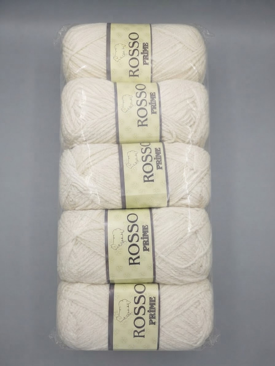 0175 Krem örgü ipi 500/550 gr