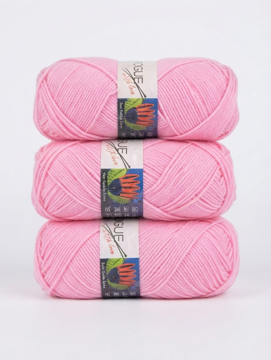 506 gr pembe örgu ipi no 209 — görsel 1