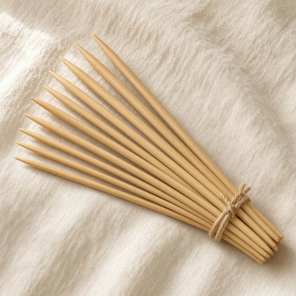Bambu Örgü Şişi Seti – 12 Boy — görsel 1
