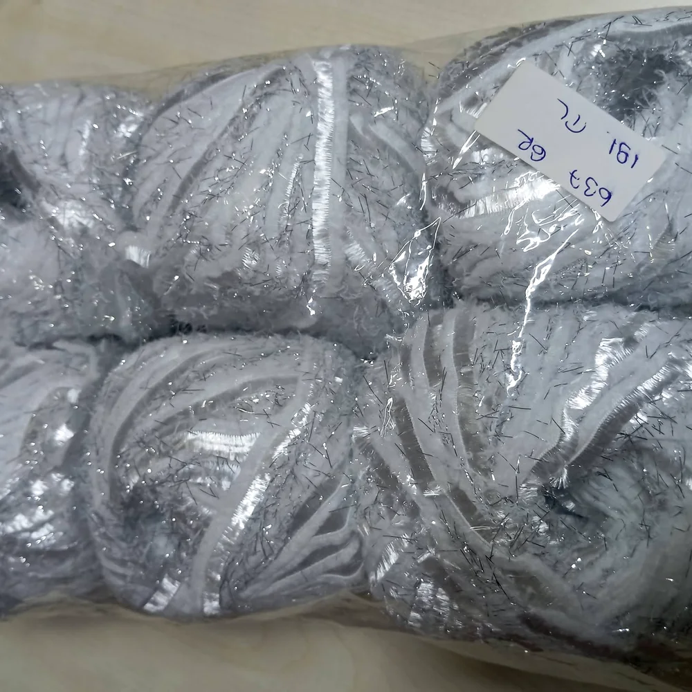 Rozalina Simli Şal İpi 5'li Paket – Beyaz